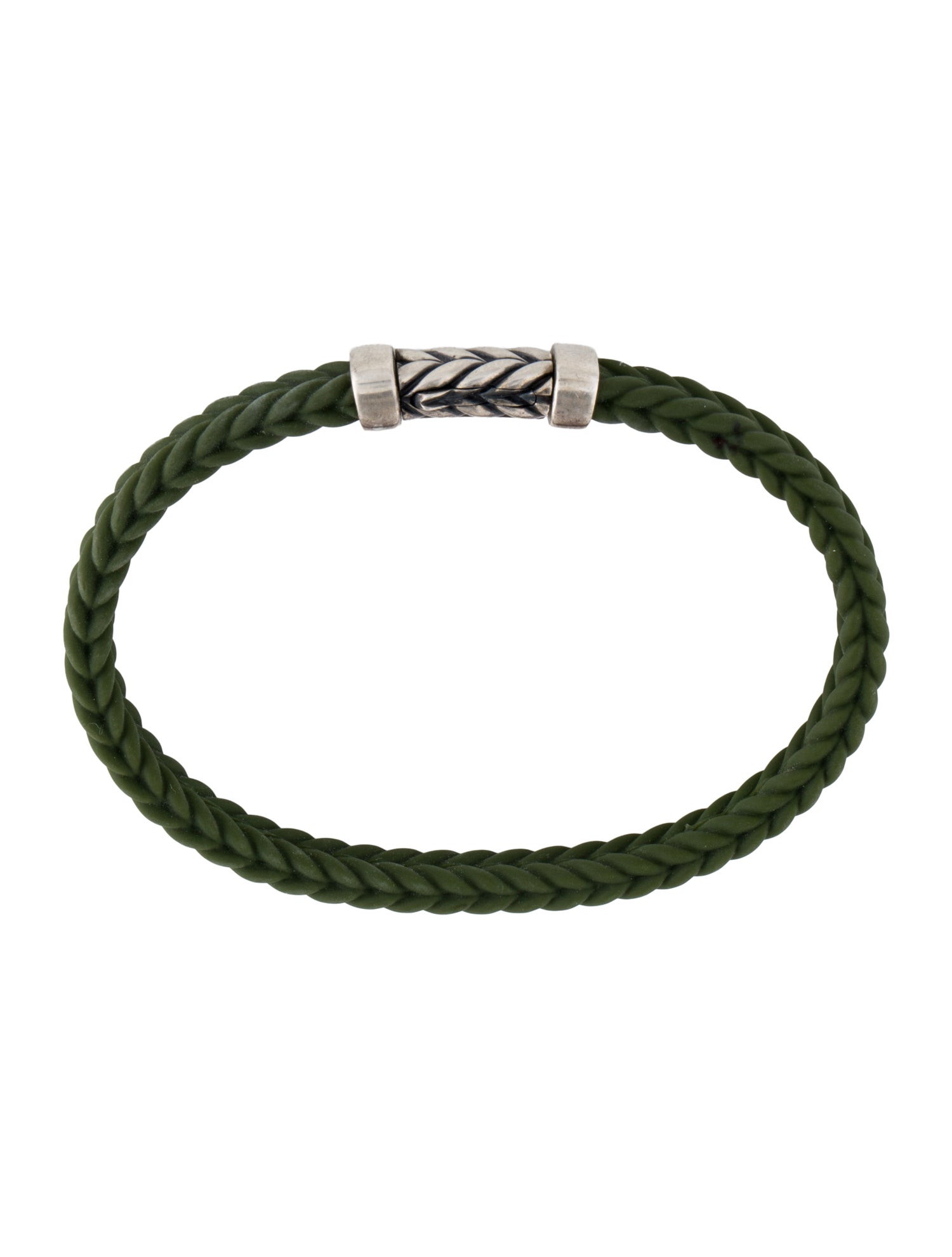 David Yurman Chevron Rubber Bracelet